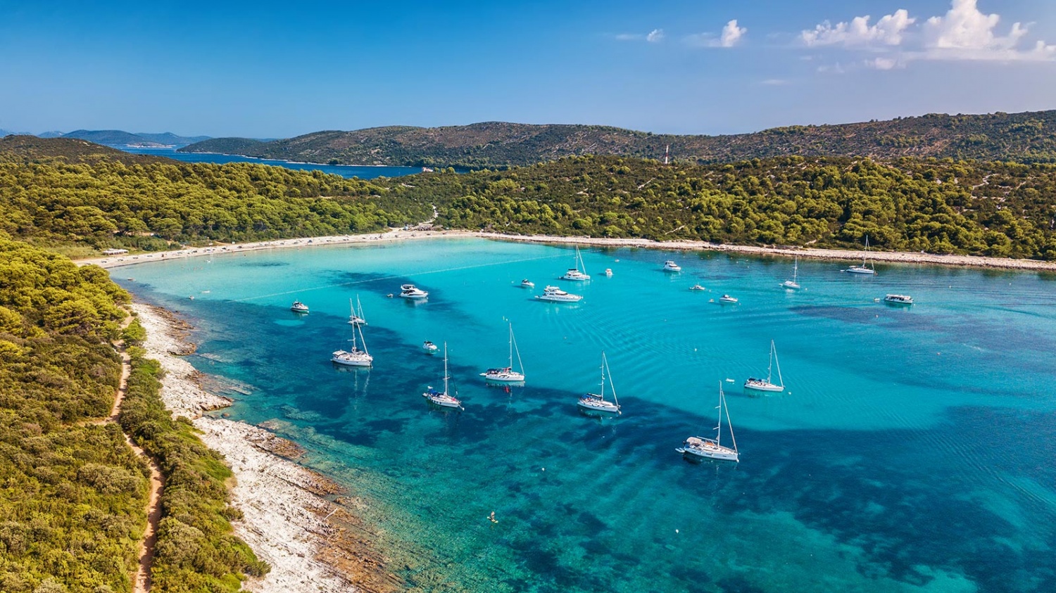 Stunning Sakarun beach on Dugi Otok island